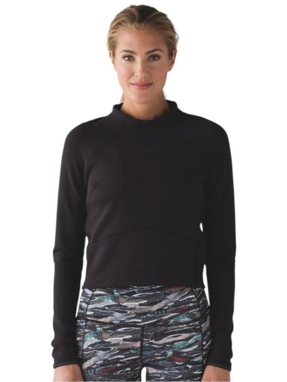 Lululemon Mock Neck Long Sleeve Top
